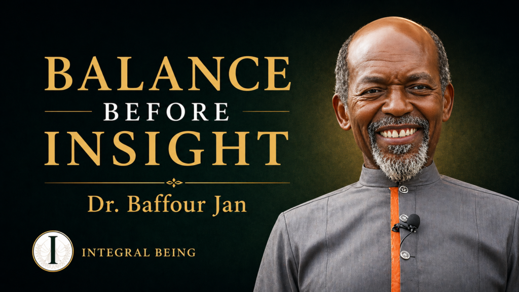 Dr. Baffour Jan on Integral Being