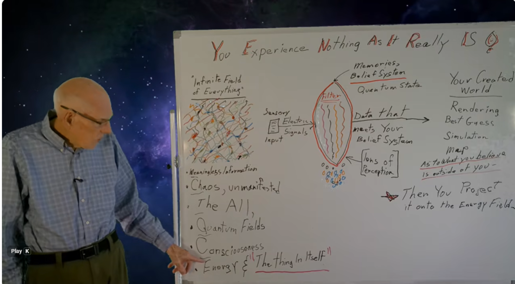 perception is interpretation Mike Faff Integral Being