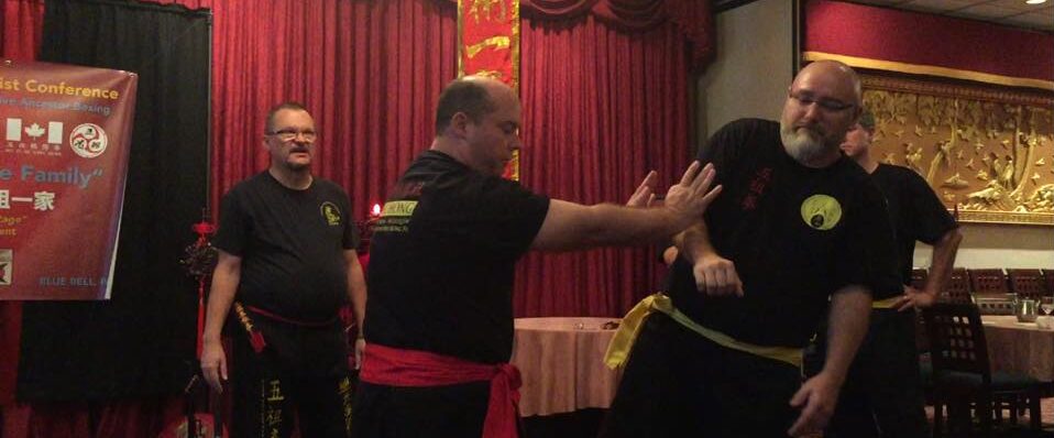 Mark Wiley teaching Integrated Modular Training through partner-based martial arts practice and structural integration.