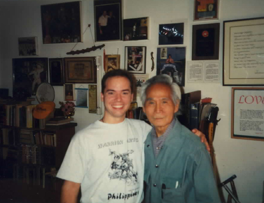 Mark Wiley and Professor Florendo Visitacion together in his home