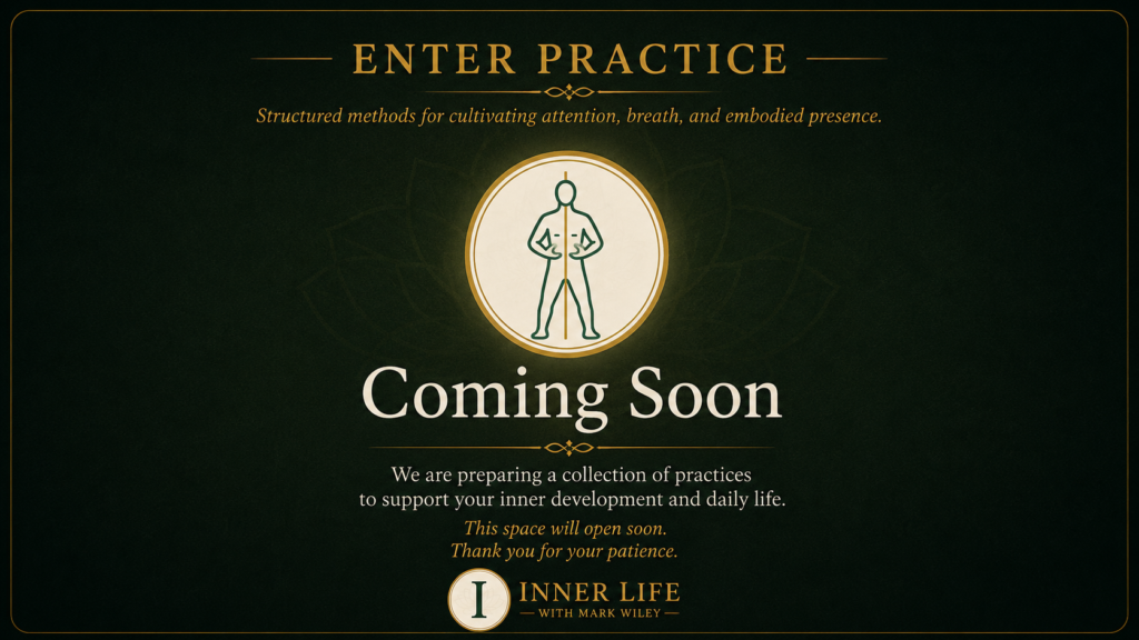 Enter Practice coming soon placeholder for Inner Life.