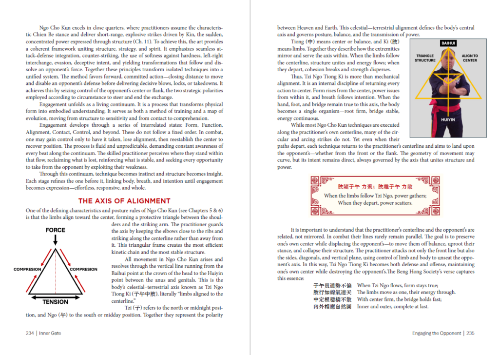 Ngo Cho Kun centerline alignment and structural power training illustrating unified force transmission through the body