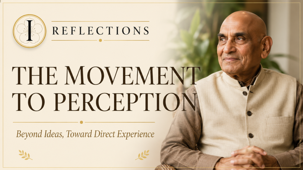 Ravi Ravindra reflection on consciousness transformation self-study and direct perception featured image for Inner Life Reflections