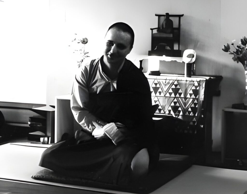 Stuart Alve Olson seated in contemplative posture reflecting Taoist spiritual practice and embodied cultivation