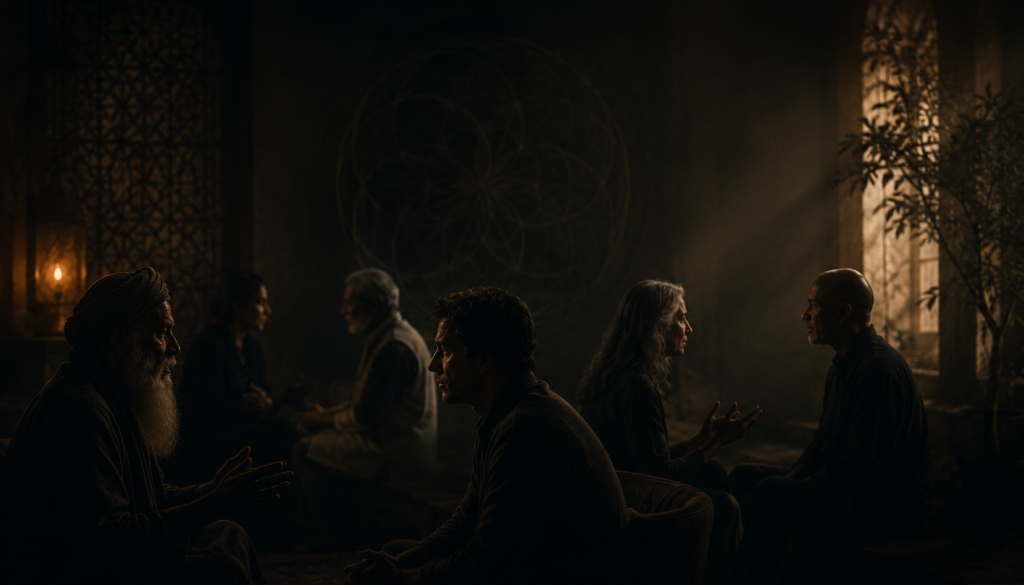 Atmospheric hero image for the Integral Being Archive featuring contemplative conversations on embodiment, philosophy, internal cultivation, and lived transformation.