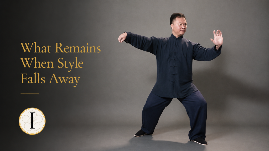 Alex Dong practicing Tai Chi demonstrating internal martial arts principles beyond form and style