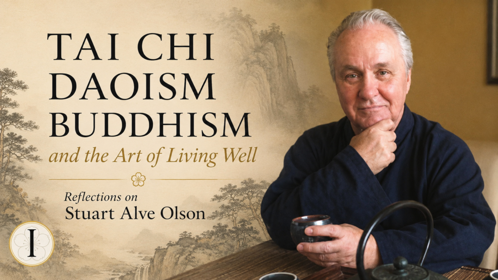Portrait of Stuart Alve Olson reflecting on Tai Chi, Daoism, Buddhism, and the art of living well through a lifetime of cultivation and practice.