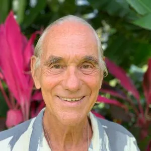 Portrait of Will Johnson, teacher, author, and founder of the Institute for Embodiment Training, discussing embodied meditation and breathing through the whole body.