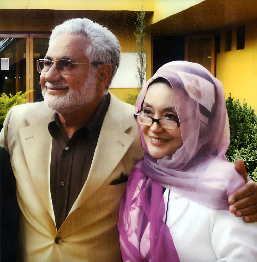 Shaykh Fadhlalla Haeri with Aliya B. Haeri, whose work explores Sufism, consciousness, self-knowledge, and spiritual transformation.