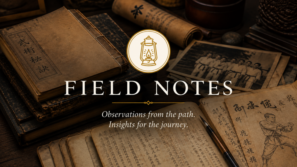 Inner Life Field Notes — observations from lived practice, training, experience, and everyday life.