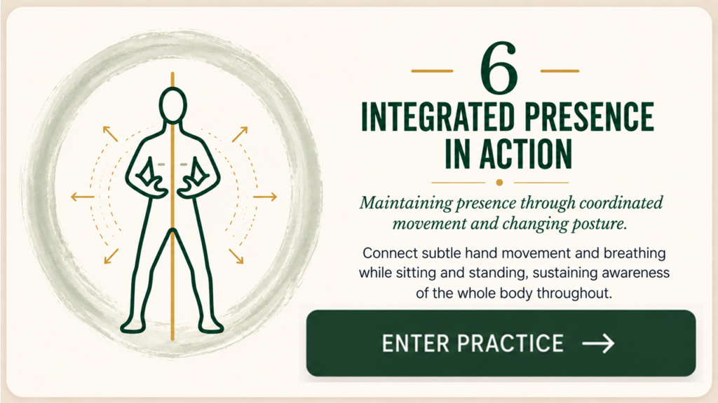 Practice 6: Integrated Presence in Action. 